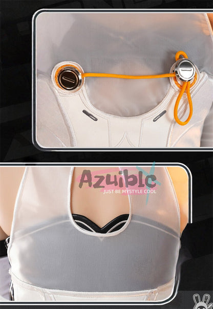 Azuiblc ゼンレスゾーンゼロ シード コスチューム　イベント　人工革　金属製ヘアピン　ハロウィン　コスプレ衣装　 オボルス小隊｜ゼンゼロ/ZZZ - Azuiblc