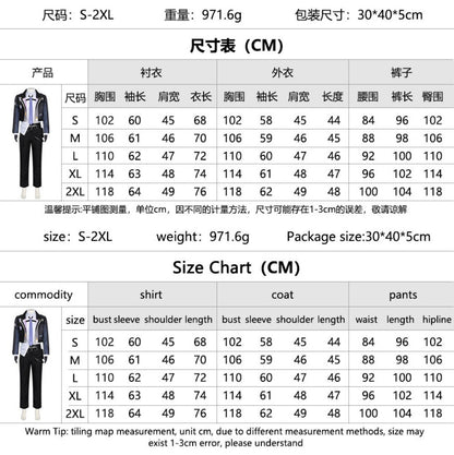 Azuiblc　NTE 潯（ほとり） 　 異能者・零  　 ナナリ 　コスプレ衣装　イベント　Neverness to Everness　仮装　プリント　ハロウィン　舞台服