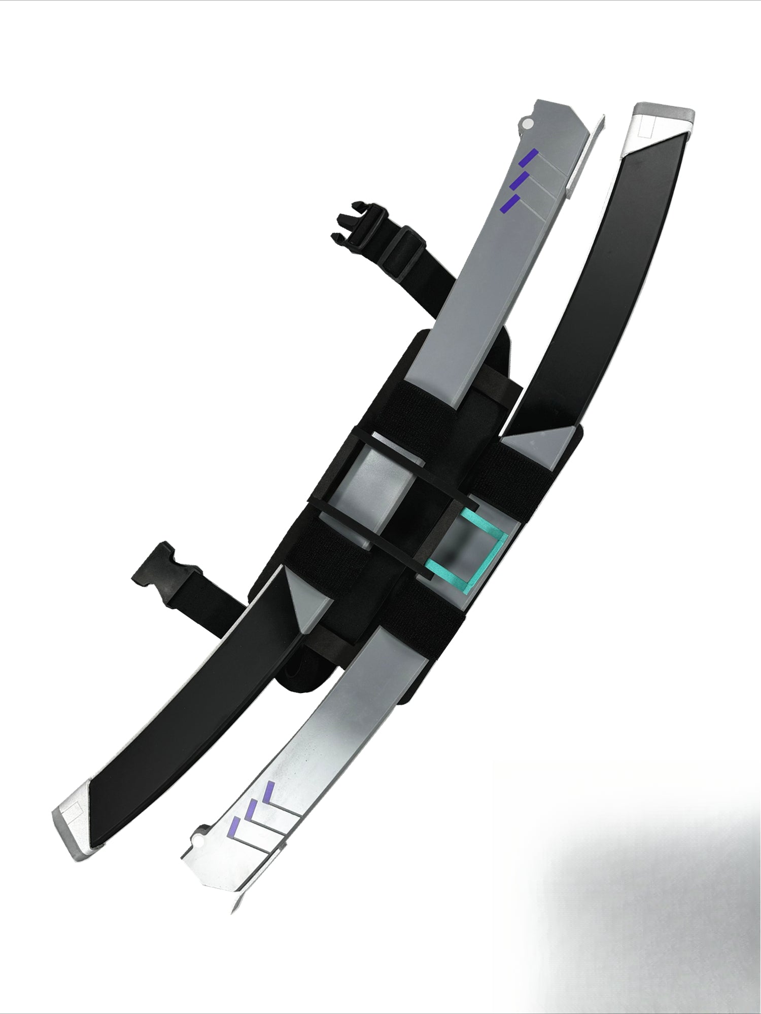 Azuiblc  ゼンゼロ　悠真　はるまさ　コスプレ道具　ゼンレスゾーンゼロ　武器レプリカ　木＋PVC　アクセサリー　イベント浅羽悠真 弓 双刀 矢袋 コスプレ武器 発光不可タイプ コスプレ道具 - Azuiblc