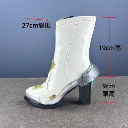 Azuiblc　鳴潮　エイメス　パンプス　シューズ　コスプレ道具　ロングブーツ　9cm　7cm　ブーツ　シューズ