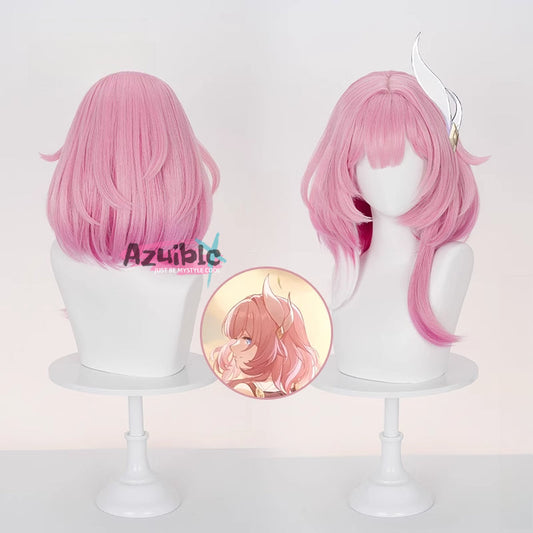 Azuiblc  崩壊スターレイル  キュレネ  ウィッグ　Cyrene　40cm　カツラ　ピンク色　自然感　イベントAzd14 Azuiblc