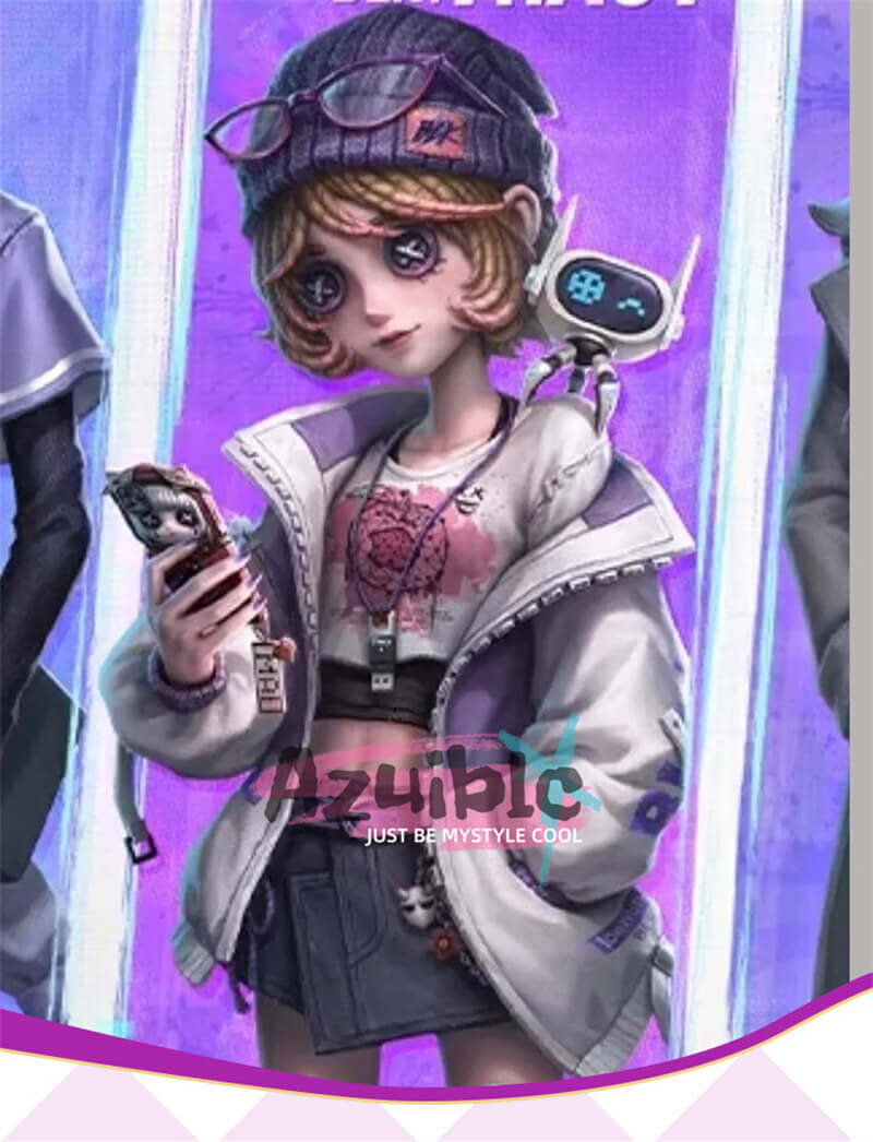 Azuiblc  IdentityV   BLK戦隊のチーム  機械技師 コスプレ衣装　BLK.TRACY 　コスチューム　 第五人格  IDVES 　イベント　帽子＋眼鏡付　Azf16 - Azuiblc