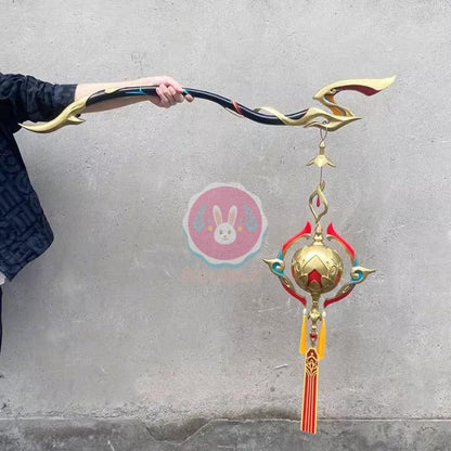 Azuiblc　崩壊スターレイル 丹恒の槍 撃雲 195CM 武器 PU製 3パーツ分ける 剣 刀 武器 コスプレ道具 Cosplay コレクション グッズ コスプレ小物 - Azuiblc