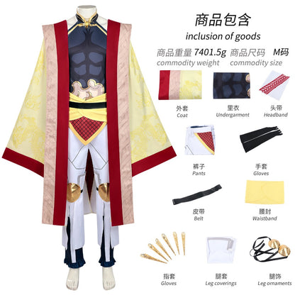 Azuiblc　終末のワルキューレ 　釈迦 　 アポロン 　コスプレ衣装　 神々の闘士　コスチューム　イベント　仮装