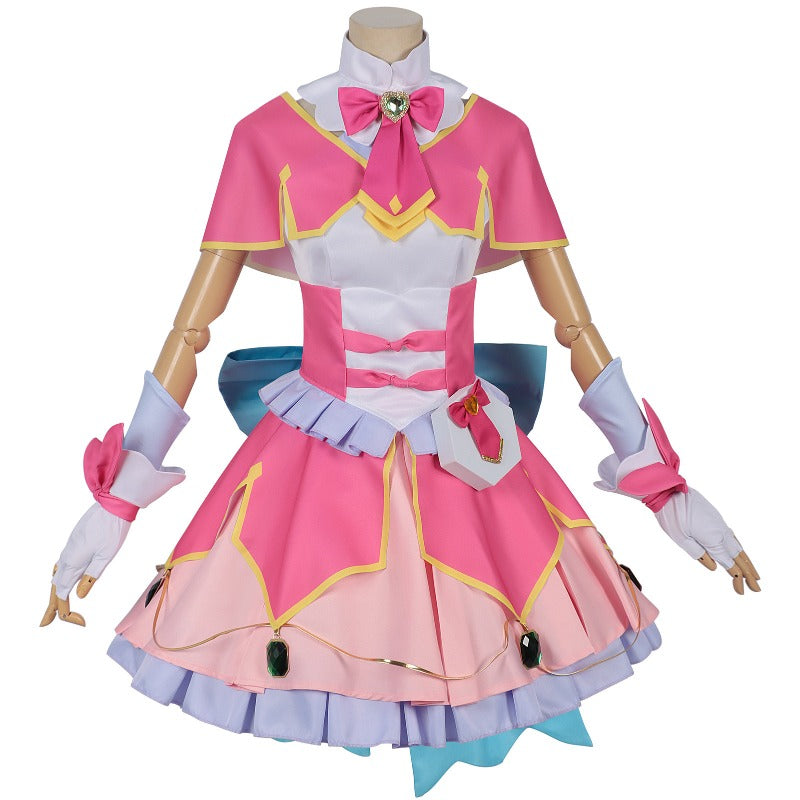 Azuiblc　名探偵プリキュア！明智 あんな  森亜 るるか　小林 みくる　コスプレ衣装　ドレス　舞台服　コスチューム
