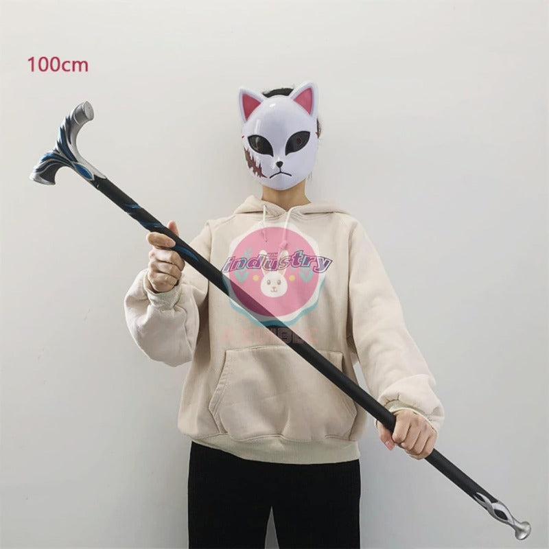 Azuiblc 原神 ヌヴィレット コスプレ道具 ステッキ 杖 93CM 武器 PU製