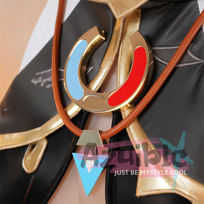 Azuiblc 原神 ヤフォダ　コスプレ　 空月の歌  イベント　ナドクライ編 月の輪 　Jahoda　変装　金属製パーツ　コスチューム　イベント - Azuiblc