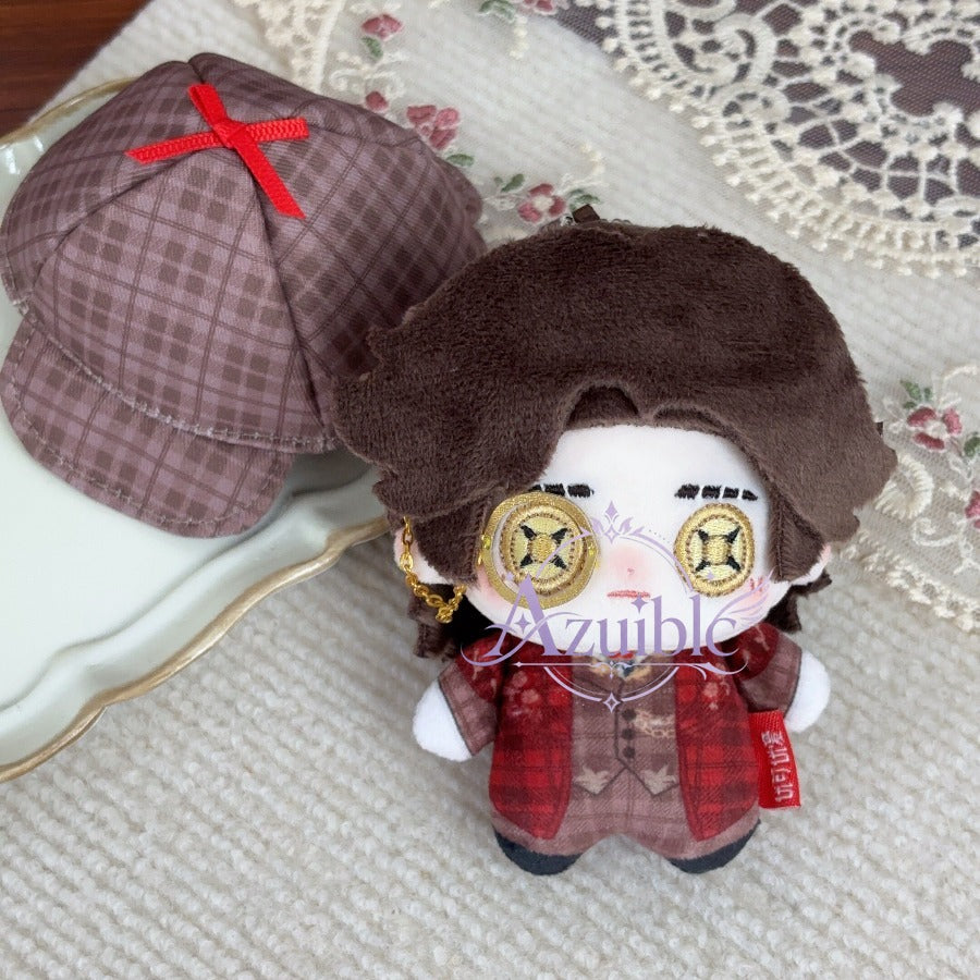 Azuiblc　Identity V 第五人格 小説家 オルフェウス Orpheus ホームズ 10cm ぬいぐるみ｜帽子着脱可