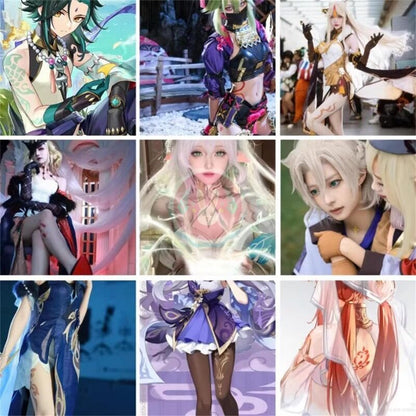 Azuiblc  原神 タトゥーシール 凝光 紗の幽蘭 コスプレ 小物 原神 太もも ボディーシール セット グッズ 人気 おしゃれ 飾り ファッション ハロウィン イベント 装備品 - Azuiblc