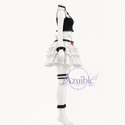 Azuiblc　NTE　レクイエム 白黒メルヘン レクイエム コスプレ衣装　新コスチューム　ネバエバ　仮装