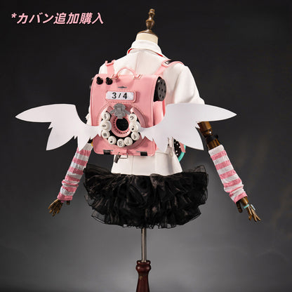 Azuiblc　ゼンレスゾーンゼロ　 千夏 　コスプレ　 ゼンゼロ　 Sunna　妄想エンジェル　バーチャルアイドル　 レミエル　 拡声器+鞄追加　 コスプレ衣装 