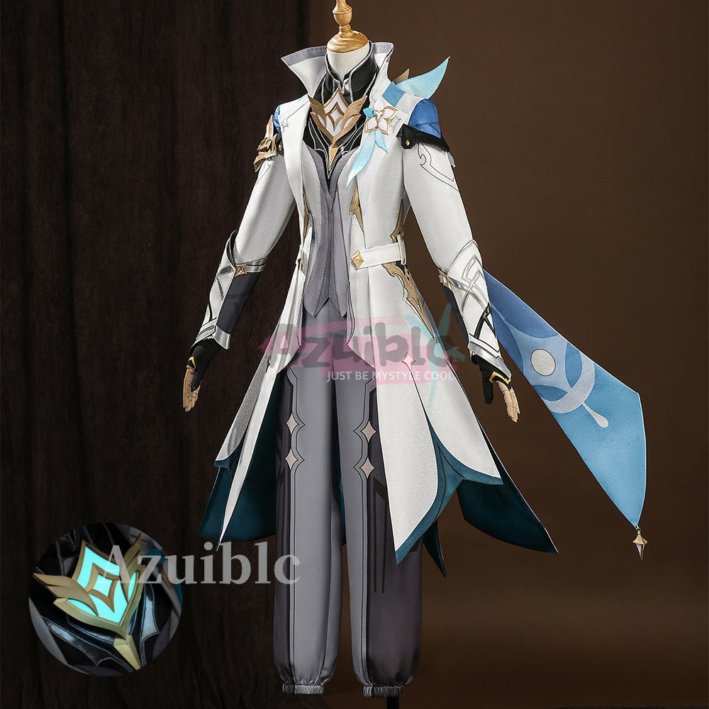 Azuiblc　原神 空・蛍 新たなる天地 コスプレ衣装　仮装　発光可能　イベント　舞台服　3d樹脂パーツ