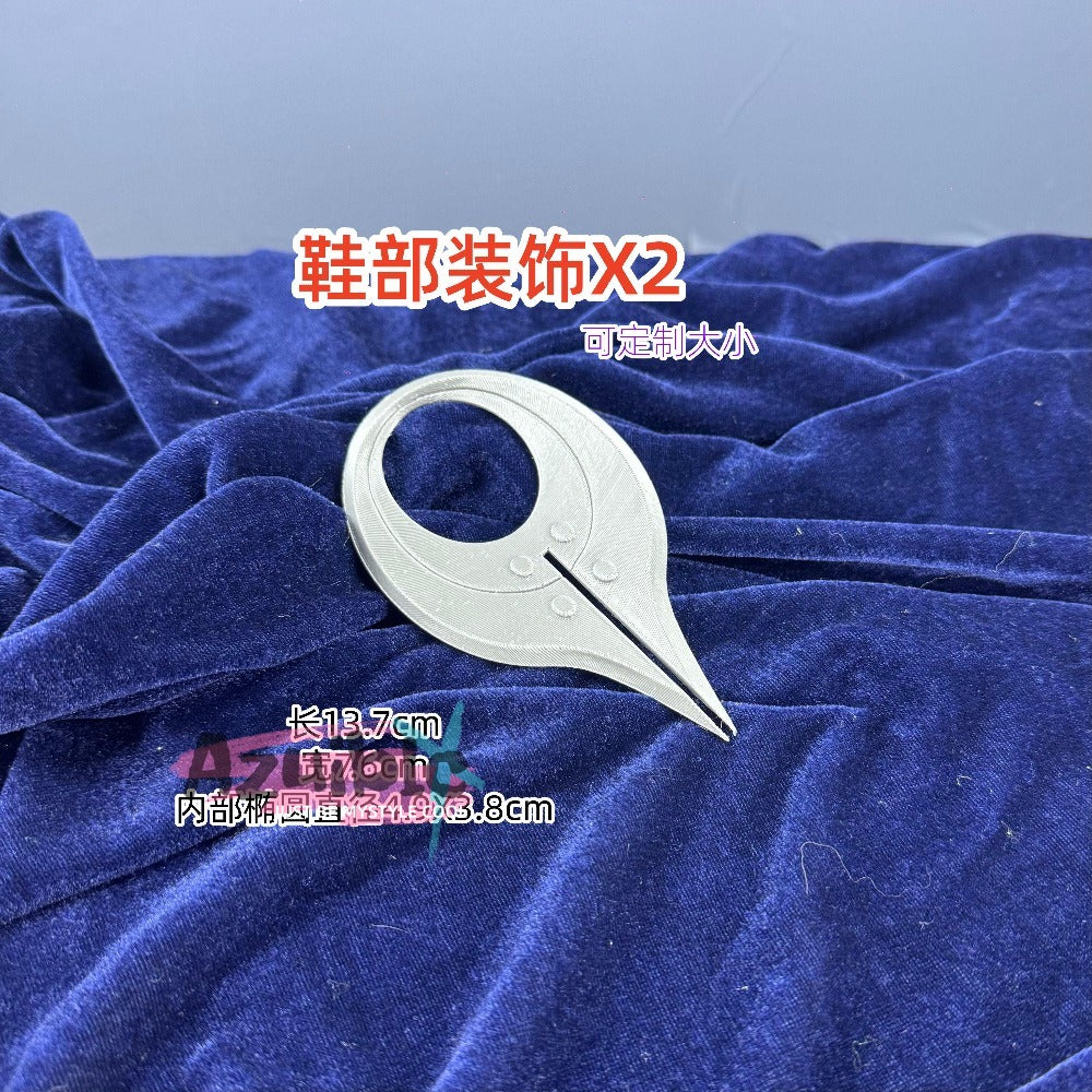 Azuiblc　ゼンレスゾーンゼロ　 プロメイア 　ブーツ　3ｄPLA材質パーツ　パンプス｜ゼンゼロ/ZZZ　イベント舞台　ハロウィン