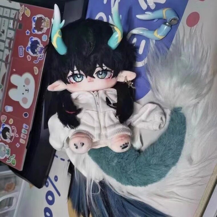 Azuiblc　崩壊スターレイル　飲月　ぬいぐるみ　20cm　いんげつ　コスプレ　ドール 綿人形　ふわふわ　プレゼント　同人印象グッズ - Azuiblc