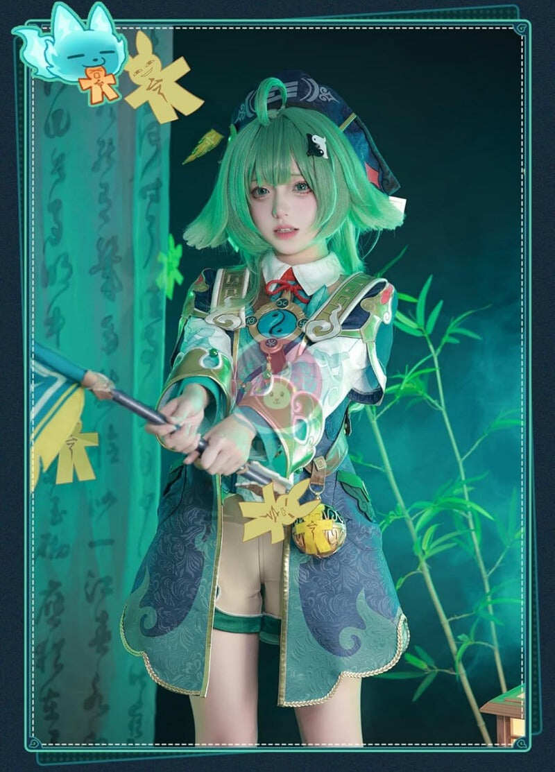 Azuiblc 崩壊スターレイル黄泉 よみ 赤  コスプレ衣装 コスチュームセット 金属アクセサリー グッズ タトゥーシール  おしゃれ アニメ cosplay 変装 仮装 撮影 祭り ハロウィン クリスマス イベント - Azuiblc