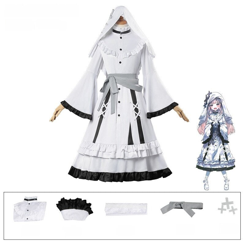 Azuiblc Azuiblc 魔法少女ノ魔女裁判 ヒカミメルル コスプレ衣装 氷上