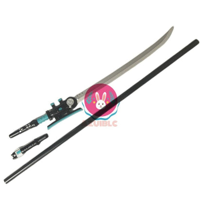 Azuiblc ゼンゼロ 月城柳 コスプレ 薙刀 3つ割り 195CM 武器 PU製 コスプレ道具 Cosplay ゼンレスゾーンゼロ コスプレ小物 - Azuiblc