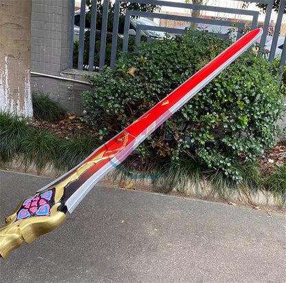 Azuiblc　崩壊スターレイル 丹恒の槍 撃雲 195CM 武器 PU製 3パーツ分ける 剣 刀 武器 コスプレ道具 Cosplay コレクション グッズ コスプレ小物 - Azuiblc
