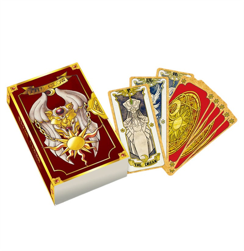 Azuiblc  クロウカード さくらカード クリアカード カードキャプターさくら コスプレ 道具 小物 中国並行輸入品 コレクション Collection 卓上 タロットカード 遊び 占いカード 誕生日 プレゼント 魔法少女 ピンク色 木之本桜 アニメ 萌えグッズ クリスマスプレゼント - Azuiblc