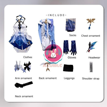 Azuiblc　原神 スカーク　Skirk　コスプレ衣装  コスチュームセット グッズ　女剣客　 cosplay 撮影 祭り イベントAZf15 - Azuiblc