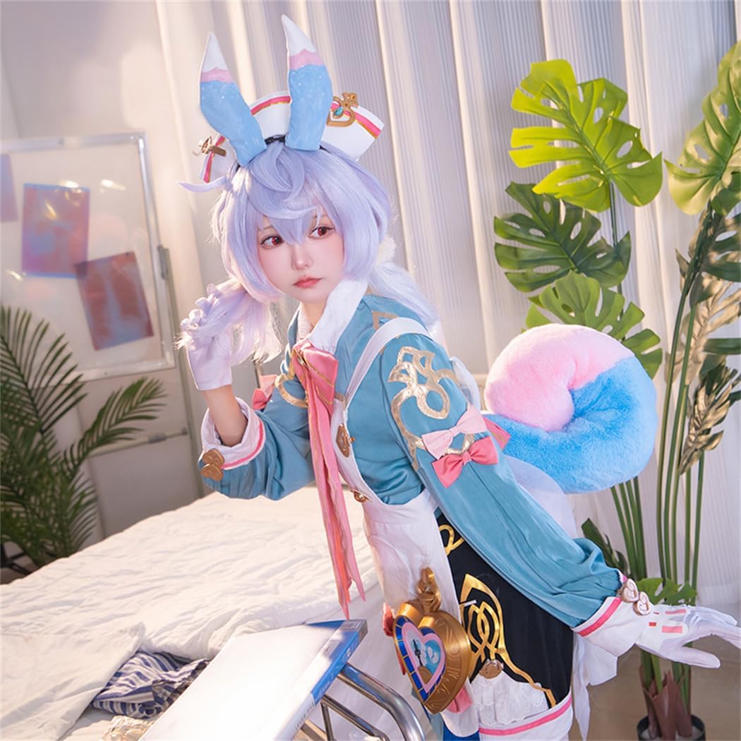 Azuiblc 原神コスプレ衣装  リネット フレミネ シグウィン フリーナ コスチュームセット 3D樹脂アクセサリー グッズ げんしん おしゃれ アニメ cosplay 変装 仮装 撮影 祭り ハロウィン クリスマス イベント - Azuiblc