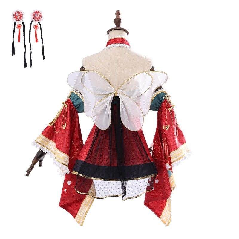 Azuiblc　ラブライブ！サンシャイン!!  黒澤ダイヤ　コスプレ衣装　クリスマスドレス　舞台服 LoveLive!Sunshine!!　コスチューム