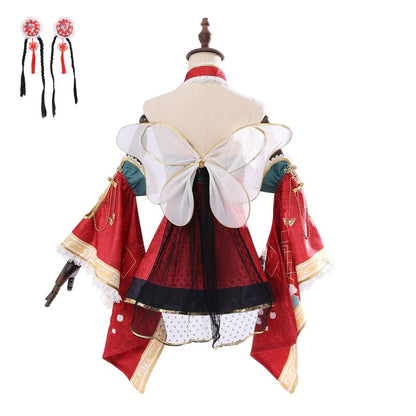 Azuiblc　ラブライブ！サンシャイン!!  黒澤ダイヤ　コスプレ衣装　クリスマスドレス　舞台服 LoveLive!Sunshine!!　コスチューム