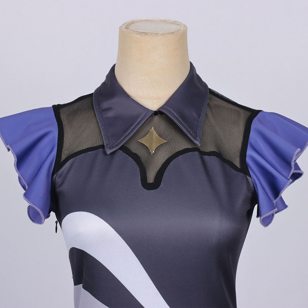 Azuiblc　超かぐや姫   ライバー   月見 ヤチヨ    酒寄 彩葉    かぐや  　ライブ服　ドレス　ワンピース　舞台服　コスプレ衣装