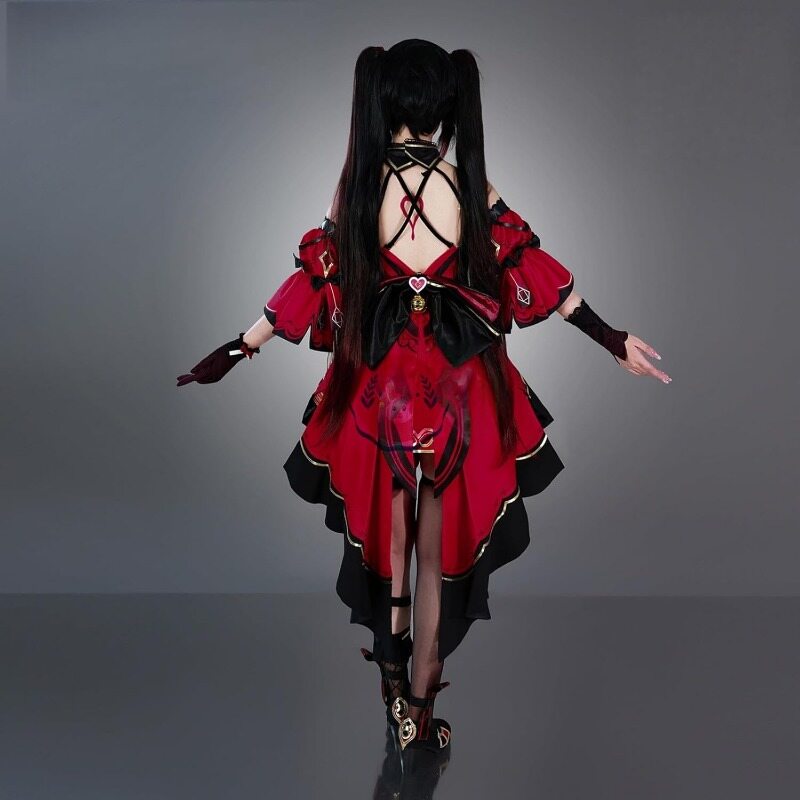 Azuiblc 崩壊 スターレイル  コラボ 花火 虚構遊戯 千面役者 コスプレ衣装 仮面付き 可愛い コスチューム コスプレ グッズ おしゃれ アニメ cosplay - Azuiblc