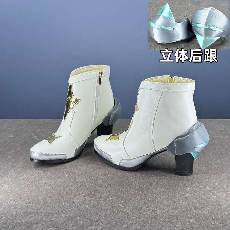 Azuiblc　鳴潮　エイメス　パンプス　シューズ　コスプレ道具　ロングブーツ　9cm　7cm　ブーツ　シューズ