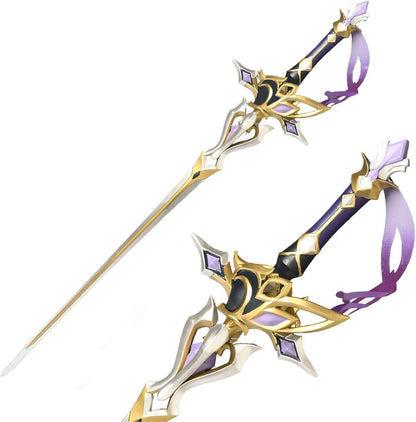 Azuiblc 原神  静水流転の輝き 片手剣 フリーナ 水神 100CM 武器 PU製 剣 刀 武器 コスプレ道具 Cosplay 道具 コスプレグッズ コレクション グッズ コスプレ小物 cosplayAzd19 - Azuiblc