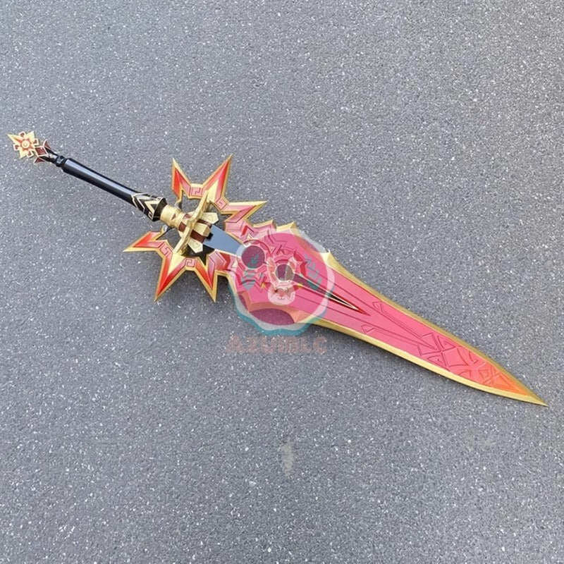 Azuiblc　原神 マーヴィカ ヘルメット コスプレ道具 仮面 お面 炎神 武器 樹脂製 おしゃれ コスプレ道具 Cosplay 道具 - Azuiblc