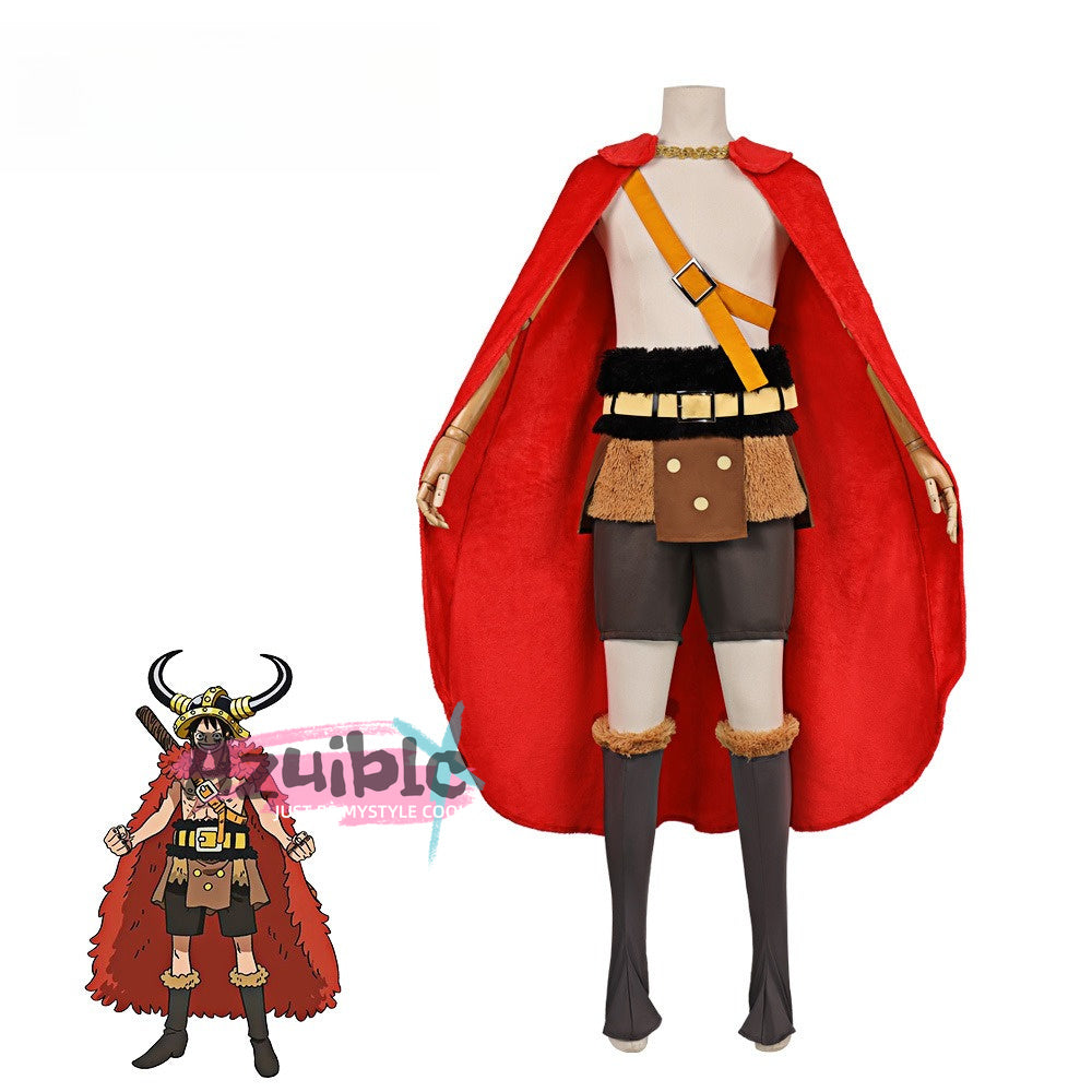 Azuiblc　ONE PIECE　エルバフ編　ルフィ　コスプレ衣装　Elbaph 　ハロウィン　コスチューム　ハロウィン