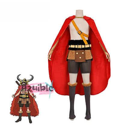 Azuiblc　ONE PIECE　エルバフ編　ルフィ　コスプレ衣装　Elbaph 　ハロウィン　コスチューム　ハロウィン
