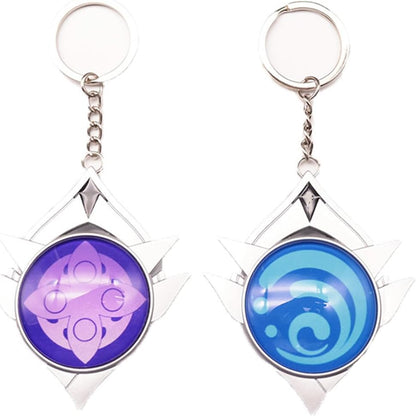 azuiblc 原神　 スカラマシュ 放浪者 神の目 　キーホルダー風 散兵 グッズ 合金 キーチェーン 観賞用 コスプレ 道具 小物 おしゃれ 人気 誕生日プレゼント ミニチュア インテリアAzd21 - Azuiblc