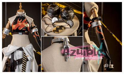 Azuiblc　ゼンレスゾーンゼロ クレタ・ベロボーグ コスプレ衣装　白祇重工 　髪飾り付き　コスチューム　イベント　舞台服　Azyf018 - Azuiblc
