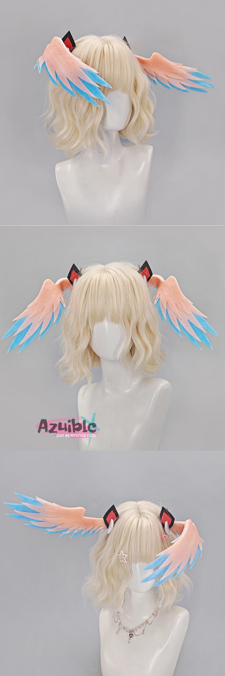 Azuiblc 原神 リンネア ヘアアクセ 髪飾 羽飾 萌えグッズ イベント
