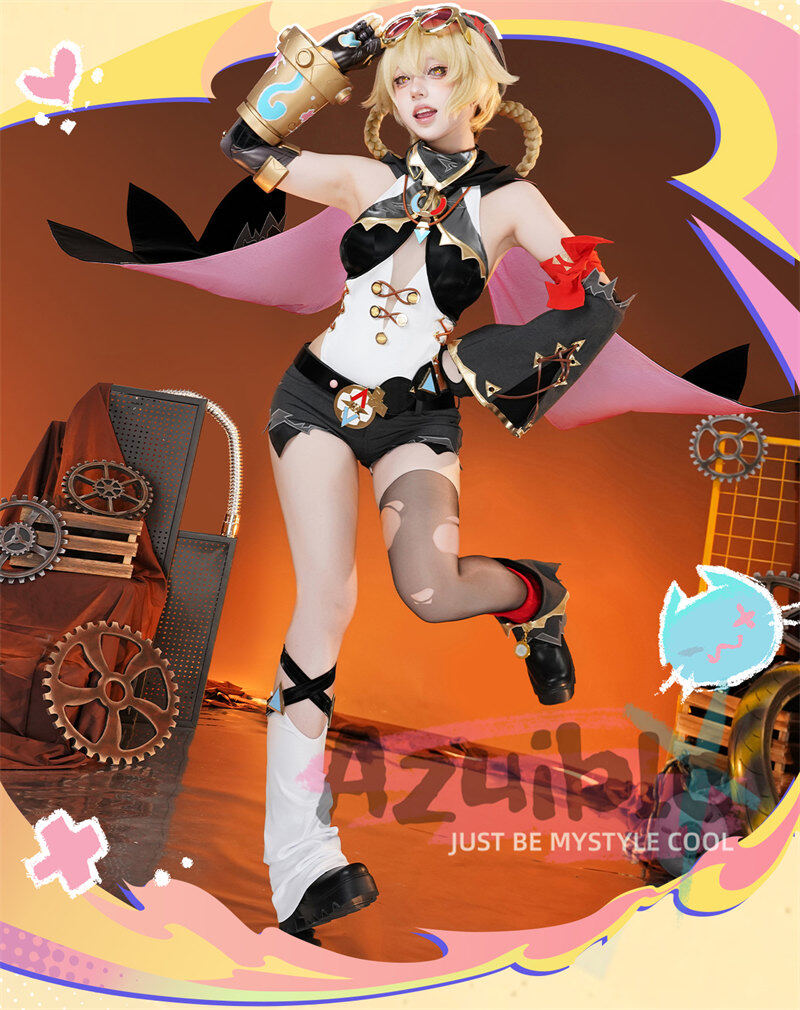 Azuiblc 原神 ヤフォダ　コスプレ　 空月の歌  イベント　ナドクライ編 月の輪 　Jahoda　変装　金属製パーツ　コスチューム　イベント - Azuiblc