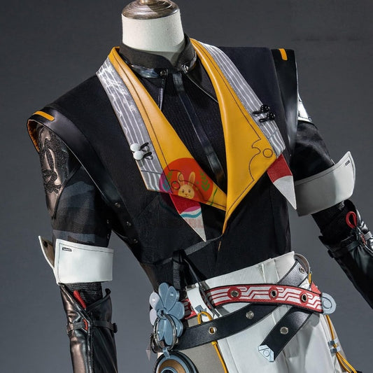 【Azuiblc】ゼンゼロ 葉釈淵 悪夢に縛られし者 コスプレ衣装 黒 尻尾追加　コスチュームセット cosplay - Azuiblc