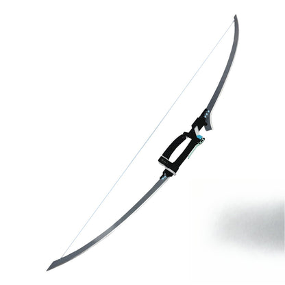 Azuiblc  ゼンゼロ　悠真　はるまさ　コスプレ道具　ゼンレスゾーンゼロ　武器レプリカ　木＋PVC　アクセサリー　イベント浅羽悠真 弓 双刀 矢袋 コスプレ武器 発光不可タイプ コスプレ道具 - Azuiblc