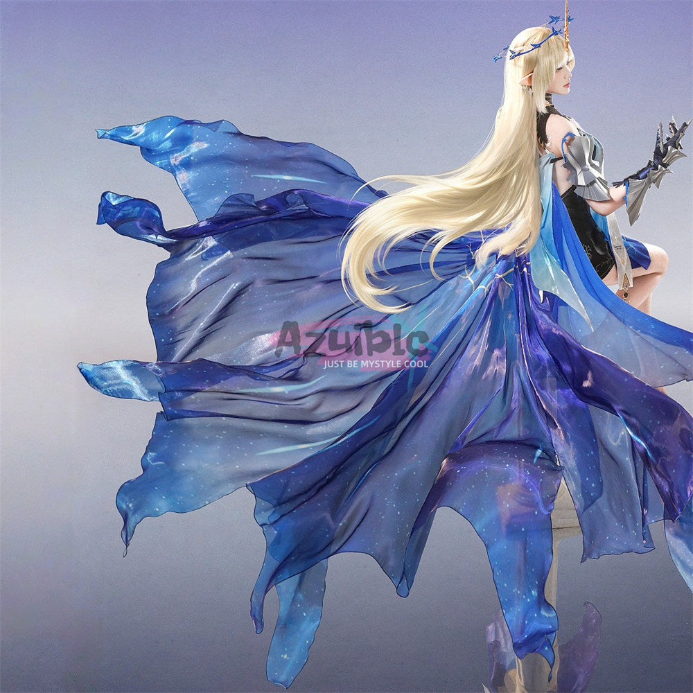 Azuiblc　鳴潮　カルテジア　コスプレ　髪飾り　肩甲+金属パーツ付き　Cartethyia　フルールドリス　コスチューム　ハロウィン