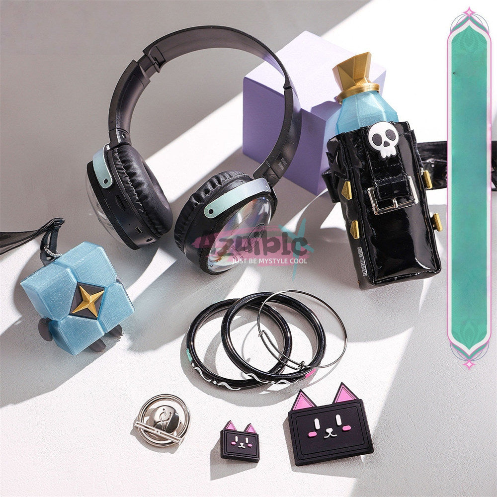 Azuiblc　鳴潮　リンネー　コスプレ　 Lynae　Wuthering Waves　金属パーツ　イヤホーン道具　ハロウィン