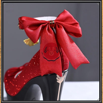 Azuiblc ゼンゼロ 葉瞬光 暖かな光を拾って コスプレ 靴 グリッター 厚底 ヒール：12.5cm ハイヒール シューズ レディース 女性 コスプレ道具 Cosplay グッズ 小物 - Azuiblc