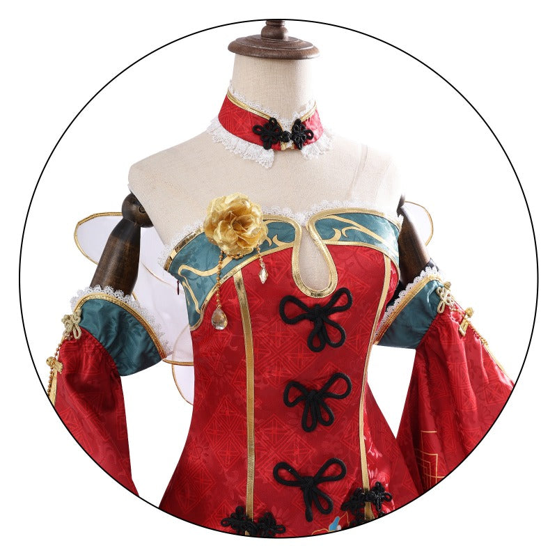 Azuiblc　ラブライブ！サンシャイン!!  黒澤ダイヤ　コスプレ衣装　クリスマスドレス　舞台服 LoveLive!Sunshine!!　コスチューム