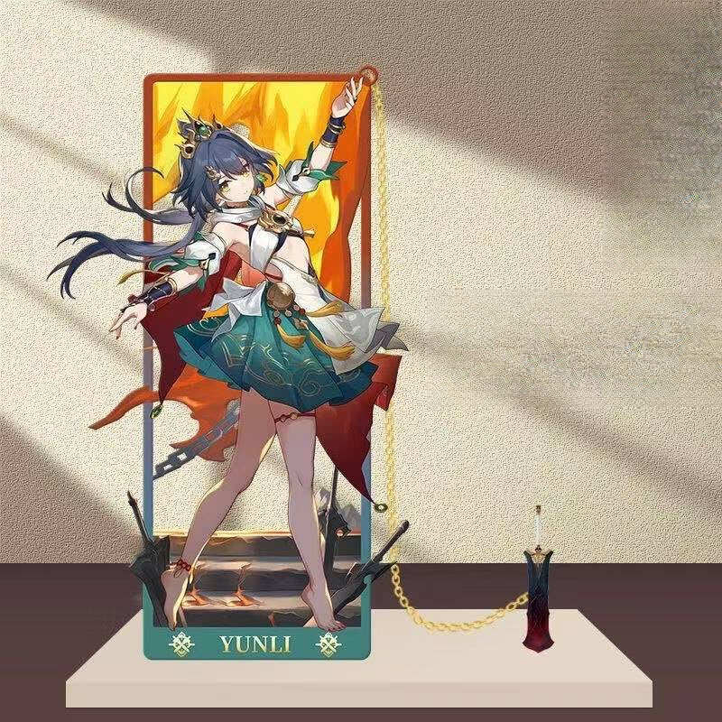 Azuiblc 崩壊スターレイル 　アナイクス　栞　9cm　キャストリス　ヒアンシー　サフェル　金属製　おもちゃ　萌えグッズ - Azuiblc