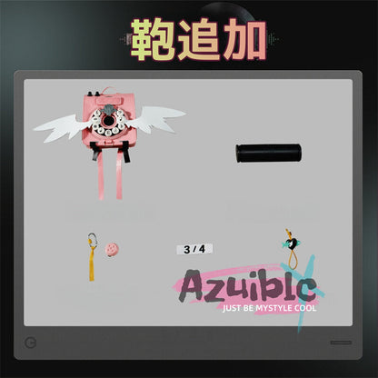 Azuiblc　ゼンレスゾーンゼロ　 千夏蕾咪　バーチャルアイドル　 千夏　大天使　レミエル 　コスプレ　 ゼンゼロ　 ChinatsuRemiel　 拡声器+鞄追加　 コスプレ衣装  - Azuiblc