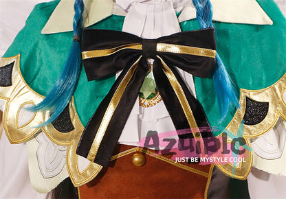 Azuiblc　原神　 バルバトス　ウェンティ　コスプレ Venti　モンド城 魔神 コスチューム 仮装  ハロウィン　ウェンティ　舞台服 - Azuiblc