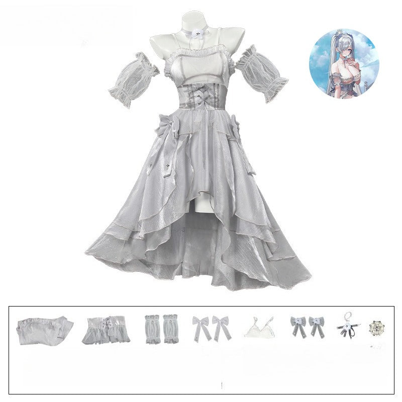 Azuiblc　NIKKE   勝利の女神　ニケ    シンデレラ コスプレ衣装　ドレス　コスチューム　イベント　仮装