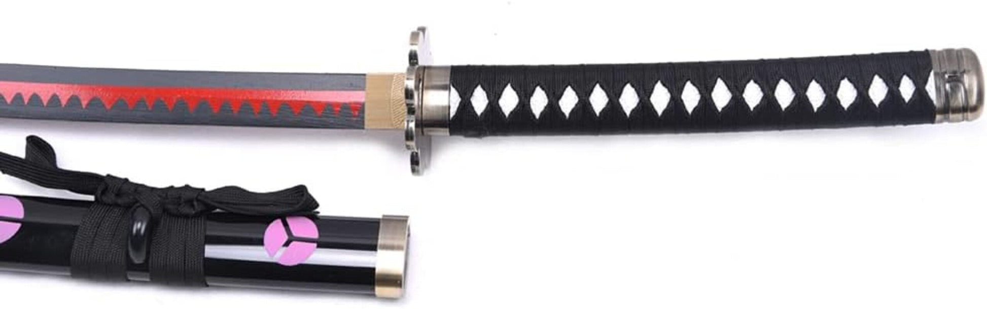 Azuiblc ロロノア・ゾロ 桃の助 光月おでん 閻魔 天羽々斬 103cm 木製 刀 剣 武器 コスプレ道具 Cosplay 模造刀 模擬刀 道具 コスプレグッズ Azd20 - Azuiblc