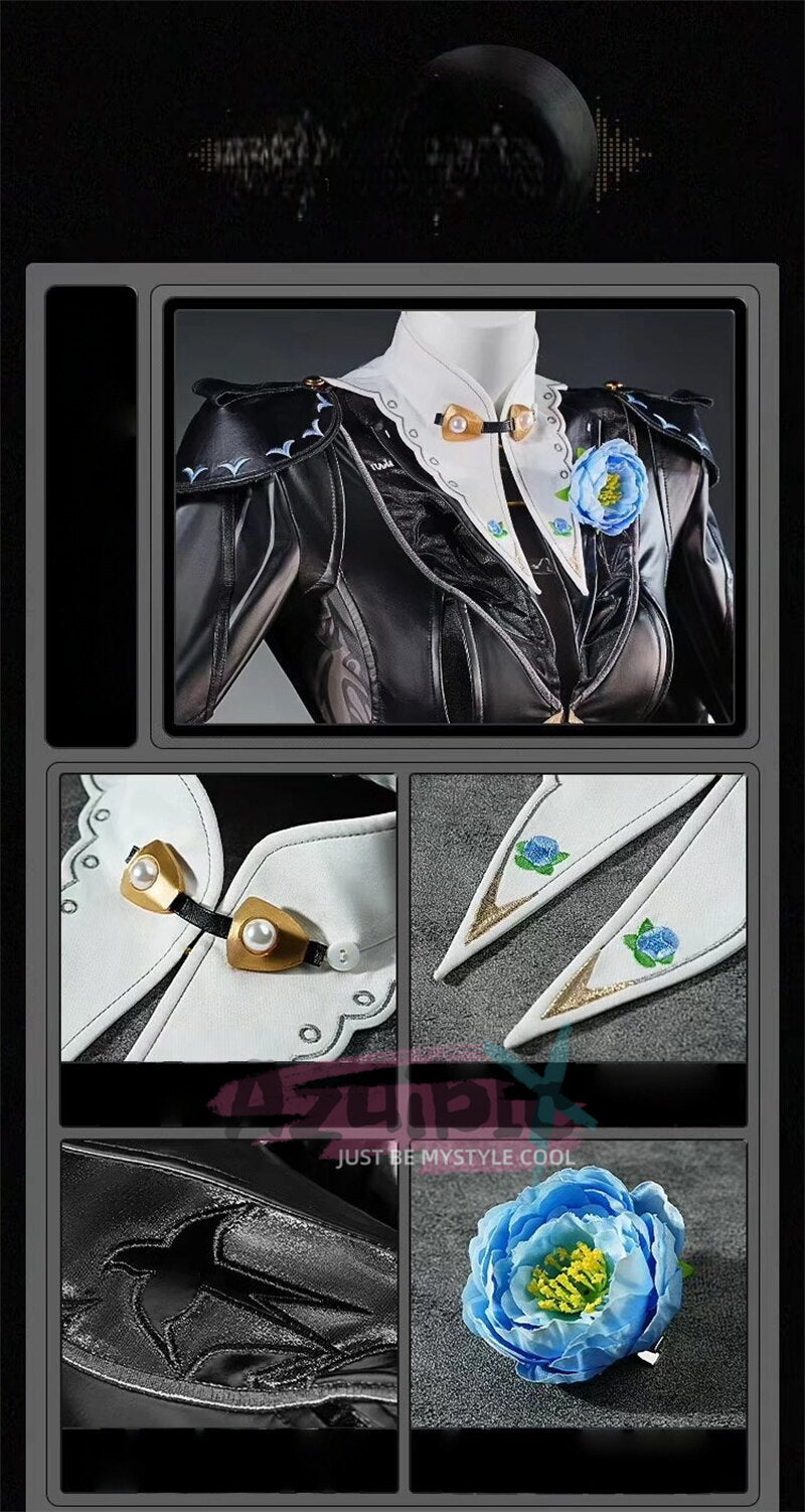 Azuiblc ゼンレスゾーンゼロ　 イーシェン　雲霞の行き着く処 ZZZ　YiXuan  コスプレ衣装　儀玄　墨まとう影の足跡 　新衣装　黒色　ゼンゼロ　コスプレ衣装　イベント　仮装　ハロウィン - Azuiblc